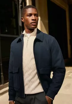 Легкая куртка ZIP THROUGH PADDED REGULAR FIT Next, синий