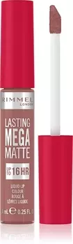 Легкая матовая жидкая помада 16 ч Rimmel Lasting Mega Matte, Strapless 7,4 ml