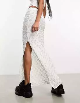 Легкая макси-юбка Heretic Nine из пузырчатой ткани в цвете