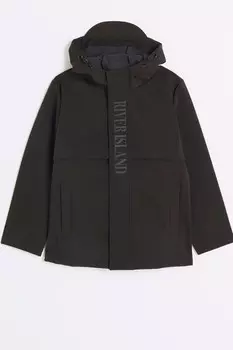 Легкая мягкая куртка для мальчиков River Island, черный