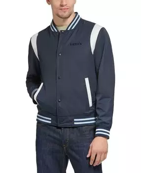 Легкая мужская университетская куртка-бомбер Levi's, синий