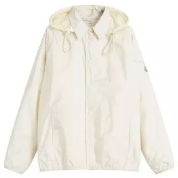 Легкая нейлоновая куртка-рубашка Moncler, белый