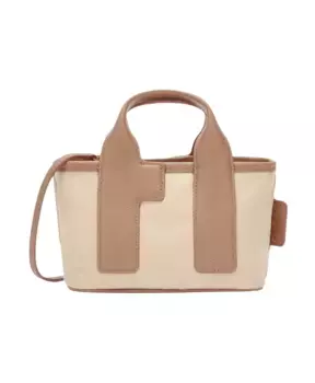 Легкая нейлоновая мини сумка через плечо Furla, бежевый