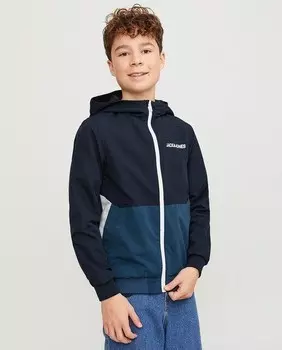 Легкая парка для мальчика Jack & Jones, темно-синий