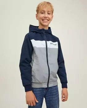 Легкая парка для мальчика Jack & Jones, синий