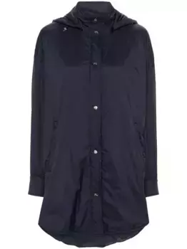 Легкая парка с капюшоном Herno, синий