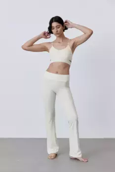 Легкая поддержка спортивного бра softmove H&M, бежевый