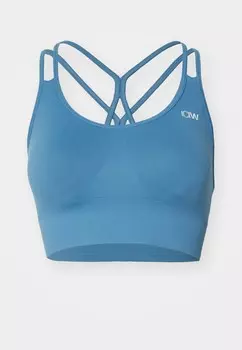 Легкая поддержка спортивного бюстгальтера DEFINE SEAMLESS BRA ICANIWILL, бирюзовый