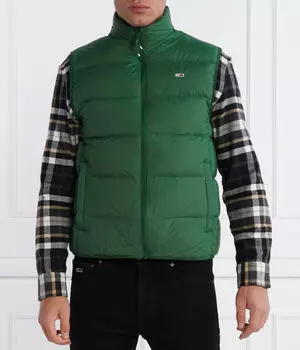 Легкая пуховая куртка без рукавов Regular Fit Tommy Jeans, зеленый