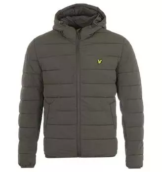 Легкая пуховик Lyle & Scott, зеленый