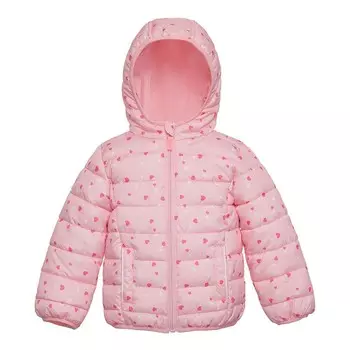 Легкая пуховик Rokka&rolla для девочек-подростков Rokka&Rolla, цвет Pink Hearts