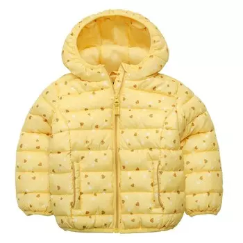 Легкая пуховик Rokka&rolla для девочек-подростков Rokka&Rolla, цвет Yellow Heart