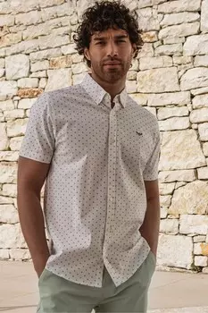 Легкая рубашка-бомбер Threadbare, белый