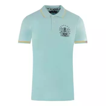 Легкая рубашка-поло Tiped Aldi Aquascutum, синий