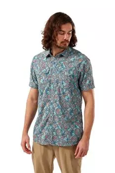 Легкая рубашка с короткими рукавами 'NosiLife Calhoun' Craghoppers, зеленый