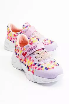 Легкая спортивная обувь сиреневого цвета для девочек MNPCCO, сирень