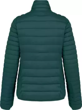 Легкая стеганая куртка Kariban для женщин, зеленый