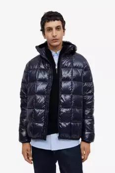 Легкая стеганая куртка стандартного кроя H&M, синий