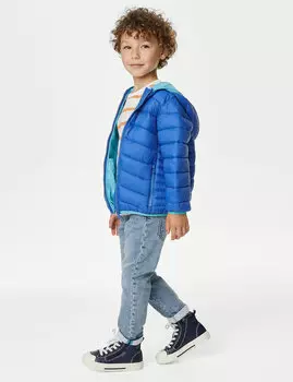 Легкая стеганая куртка Stormwear (2–8 лет) Marks & Spencer, синий