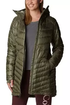 Легкая стеганая зимняя куртка Joy Peak с подкладкой Columbia, зеленый