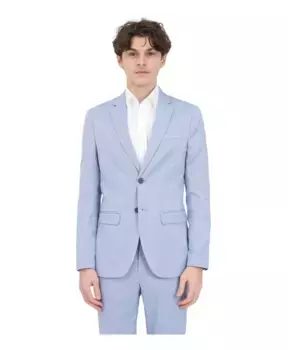 Легкая структурированная куртка на двух пуговицах Selected Homme, синий