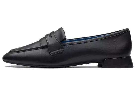 Легкая танцевальная серия Женская повседневная обувь Женские низкие черные Clarks