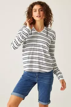 Легкая толстовка с капюшоном Minerve из 100% хлопка Regatta, бежевый