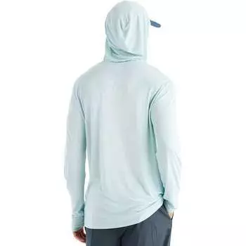 Легкая толстовка с капюшоном – мужская Free Fly, светло-голубой