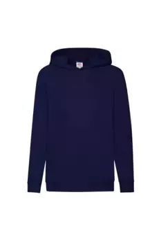Легкая толстовка с капюшоном / толстовка с капюшоном Fruit of the Loom, темно-синий