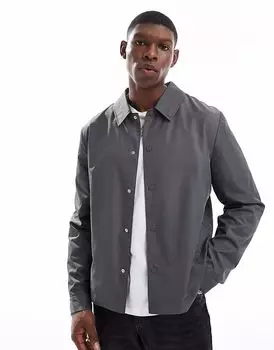 Легкая тренерская куртка ASOS DESIGN серого цвета