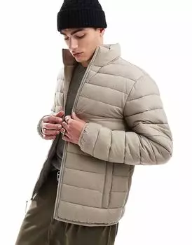 Легкая утепленная куртка Hollister цвета винтажного хаки