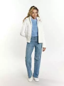 Легкая утепленная куртка Mymo, экрю