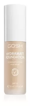 Легкая увлажняющая основа с матовым финишем Gosh Hydramatt, оттенок 004N Light 30 мл