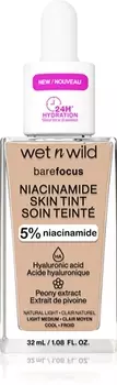 Легкая увлажняющая основа Wet n Wild Bare Focus Niacinamide Skin Tint, Natural Light (Cool) 32 ml