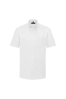 Легкая в уходе оксфордская рубашка с короткими рукавами Collection Collection Russell, белый