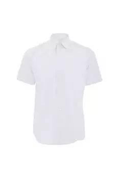 Легкая в уходе оксфордская рубашка с короткими рукавами Collection Collection Russell, белый