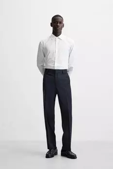 Легкая в уходе текстурная рубашка ZARA, напечатано