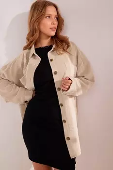 Легкая вельветовая куртка-рубашка Next