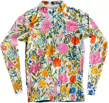 Легкая велосипедная майка с длинными рукавами – женская Ostroy, мультиколор