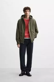 Легкая ветрозащитная парка ZARA, хаки