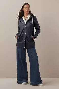 Легкая водонепроницаемая куртка прямого кроя Ilse Jacobsen, синий