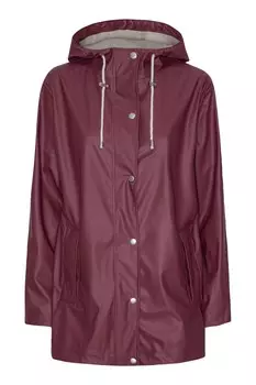 Легкая водонепроницаемая куртка прямого кроя Ilse Jacobsen, красный