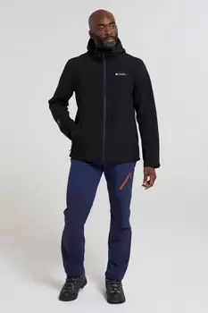 Легкая водонепроницаемая мужская уличная обувь и куртка Mountain Warehouse, черный