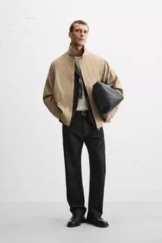 Легкая водоотталкивающая парка ZARA, песочный