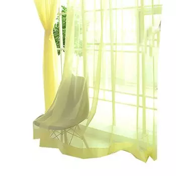 Легкая занавеска Gauzyvalance для двери, окна, прозрачная занавеска для домашнего свадебного украшения-красная Stuttg, золото