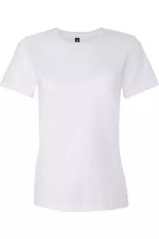 Легкая женская футболка Gildan Softstyle, белый