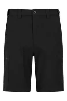 Легкие эластичные быстросохнущие шорты с несколькими карманами для спортивной одежды Trek Mountain Warehouse, черный