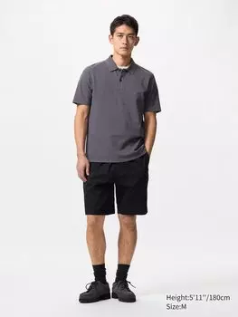 Легкие эластичные шорты Uniqlo, цвет 09 черный