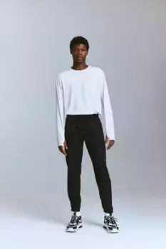Легкие беговые брюки drymove H&M, черный