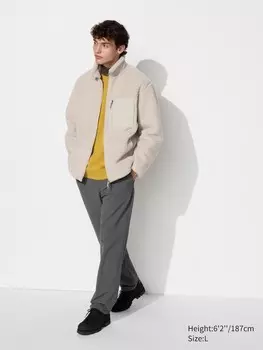 Легкие брюки heattech эластичныетUniqlo, цвет 07 серый